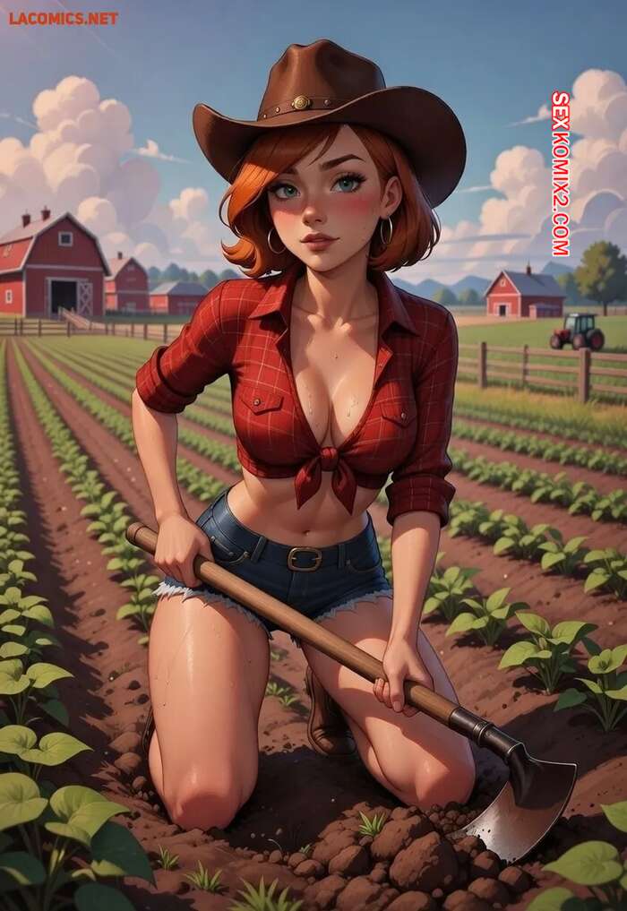 Порно комикс Ann Possible Farm Hand. LowFireStudios