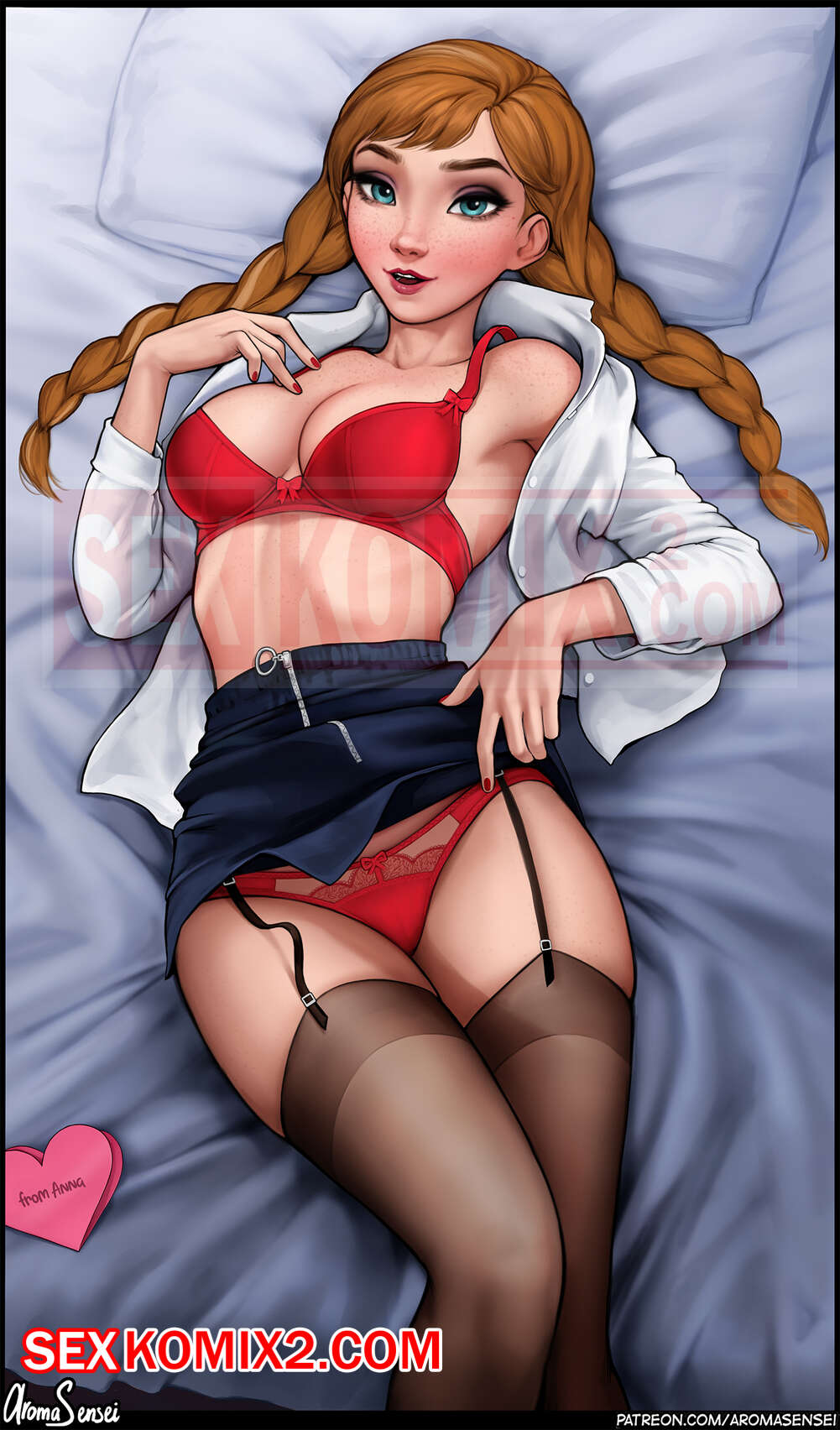 Порно комикс Анна в Frozen Inc. Анна возвращает должок.