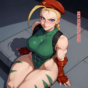 Порно комикс Cammy White x BBC. Floxin