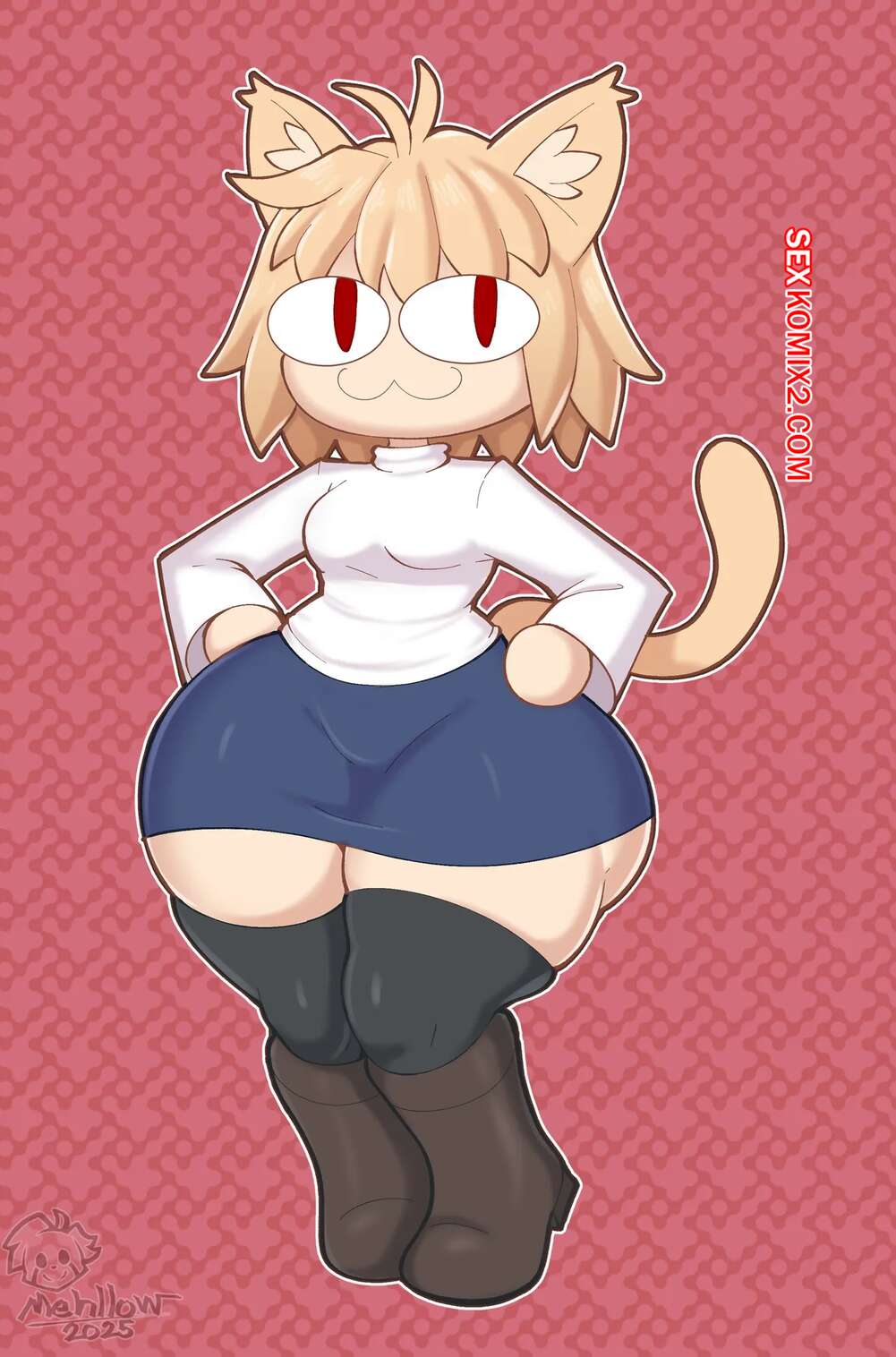 Порно комикс Cheeky Annoying Cat. mehllow