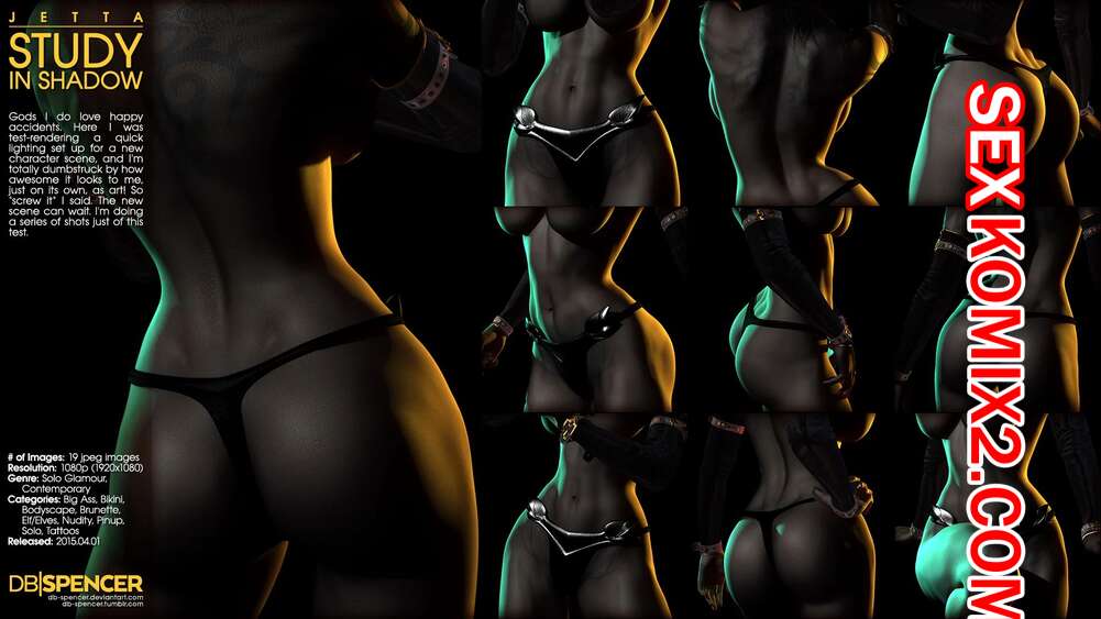 Порно комикс DBSpencer. Этюд в тени. Image Sets. A Study in Shadow