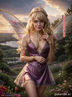 Порно комикс Elle Fanning. Fairy Magic Forest Lingerie Wings Fantasy. QuantumAI