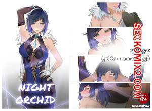 Порно комикс Genshin Impact. Ночная орхидея. Night Orchid. Nerkavan.