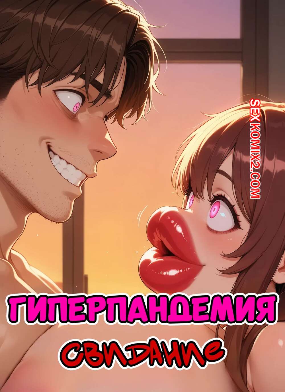 Порно комикс Гиперпандемия. Свидание. The Hyper Pandemic. The Date. VirusB90.