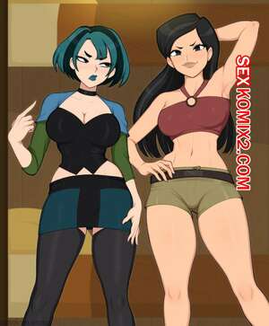 Порно комикс Gwen. Total Drama Island. Afrobull