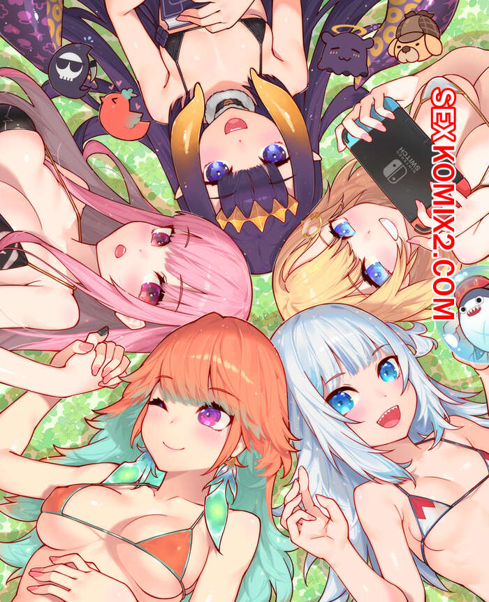 Порно комикс Hololive. Амелия