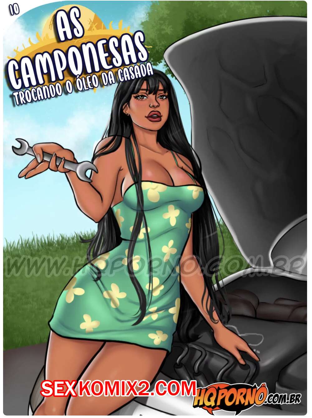 Порно комикс Инцест на ферме. Часть 10. As camponesas. HQporno