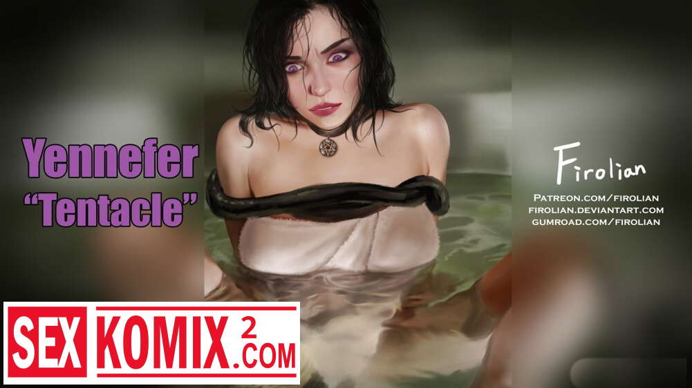 Порно комикс Йеннифэр. Тентакли Ведьмак.