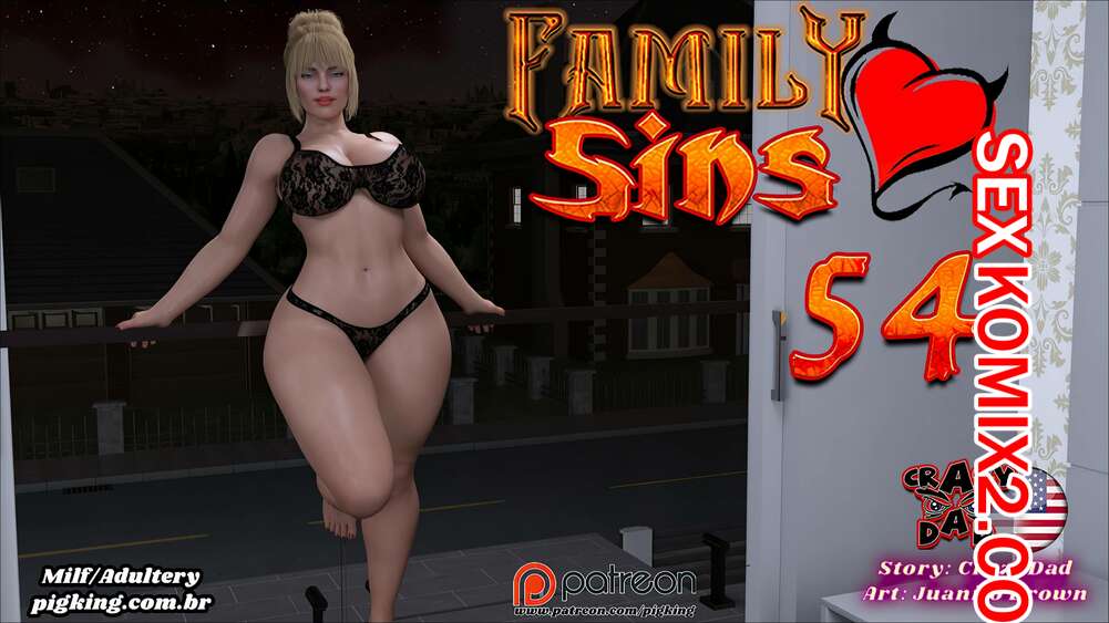 Порно комикс Семейка грехов. Часть 54. Family Sins. CrazyDad3D