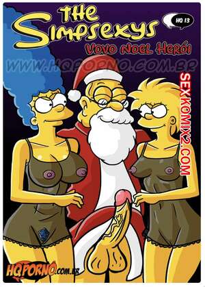 Порно комикс Симпсексы. Часть 13. Дед санта герой. Os Simpsexys. HQPorno
