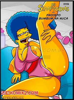 Порно комикс Симпсоны. Часть 58. Os Simptoons. Projeto bumbum na nuca. Tufos