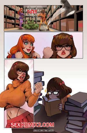 Порно комикс Скуби. Дафна Велма и минотавр. Daphne Velma and the minotaur. Tortuga