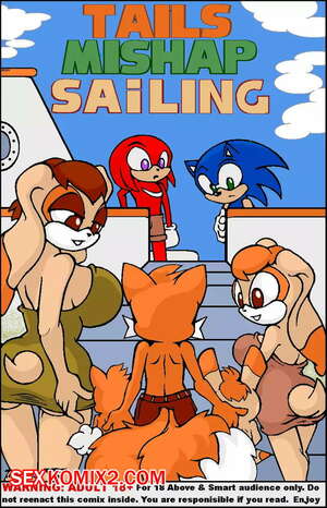 Порно комикс Sonic. Райский остров. Часть 2. Tails Mishap. Плавание