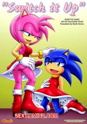 Порно комикс Sonic. Включите его. Switch it up. Palcomix