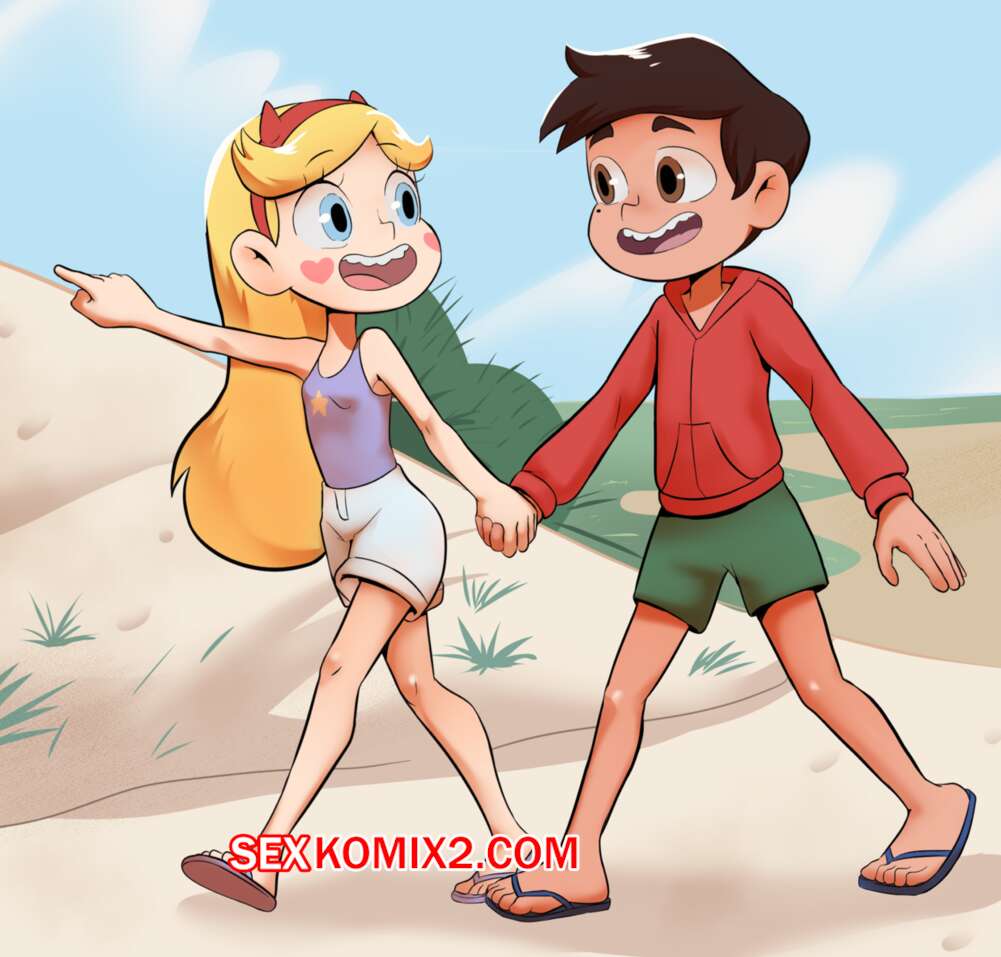 Порно комикс Стар против. Пляжный день. Beach Day. Nyoronyan