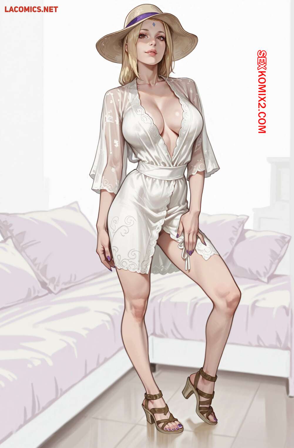 Порно комикс Tsunade Set. Composure. Playful Sloth