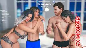 Порно комикс Все вместе. Часть 7. Teamwork. MandoLogica