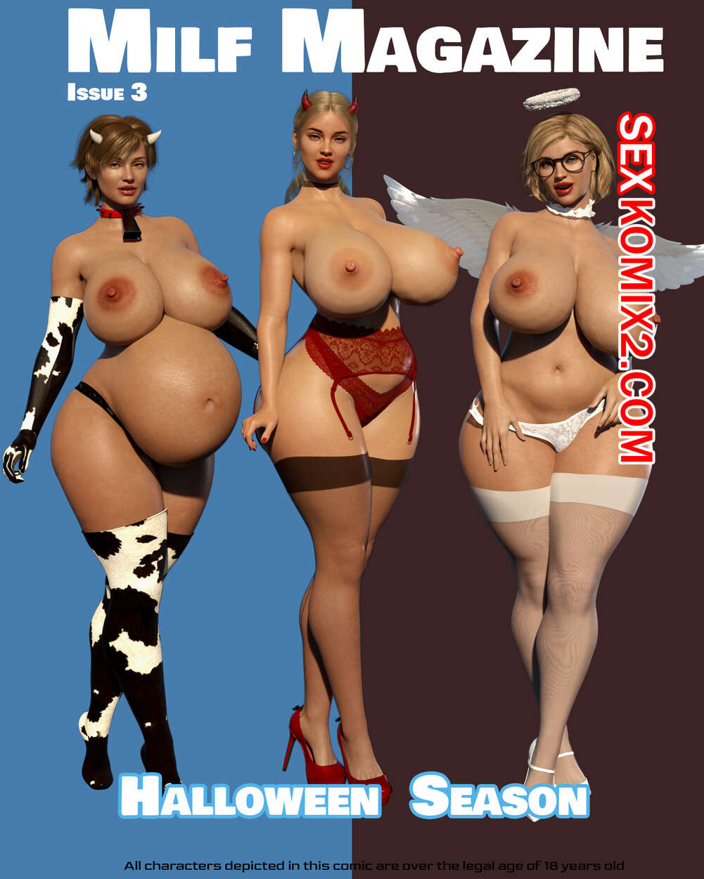 🍓 Порно комикс Журнал милф. Часть 3. Milf Magazine. Daval3D секс комикс  милфы выходят на 🍓 | Порно комиксы | porn-comix.com